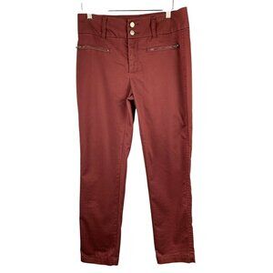 Tinsel Womens Burgundy Slim Fit Pants Size 29 Cotton Blend